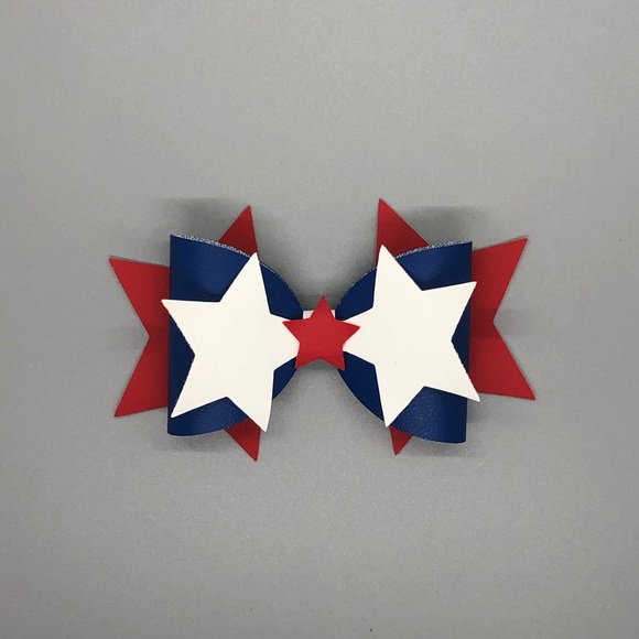 Handmade Faux Leather Bows - Picture 5 of 7